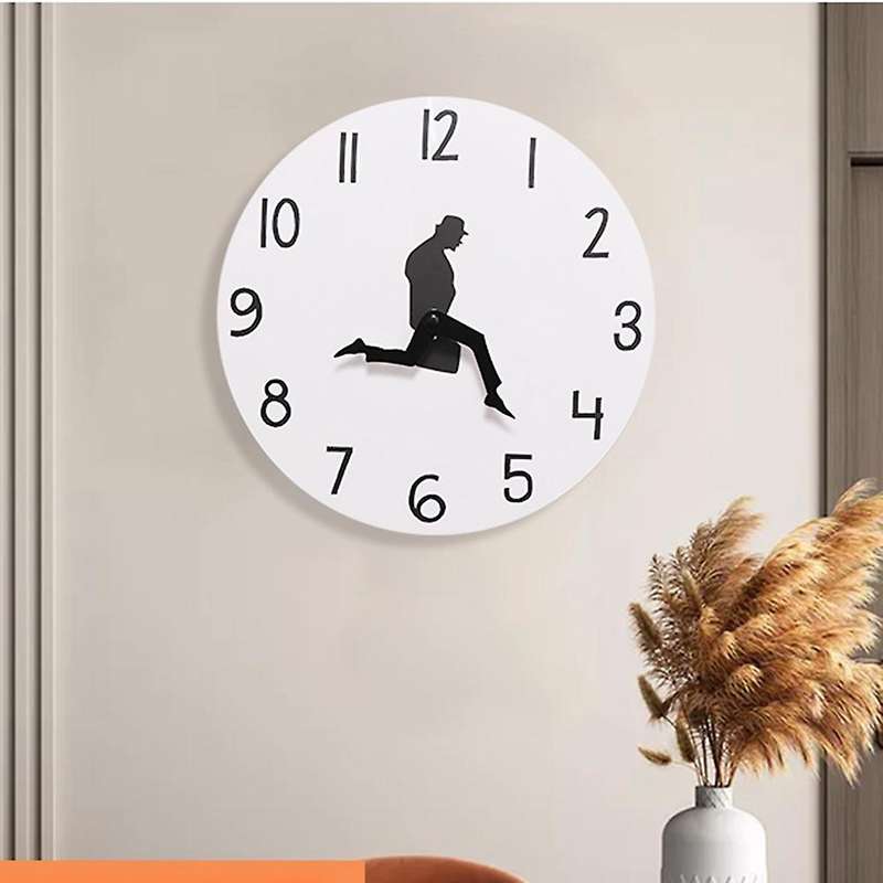 Wall Clock Sweep Seconds Silent Ministry Of Silly Walks Clock Decor