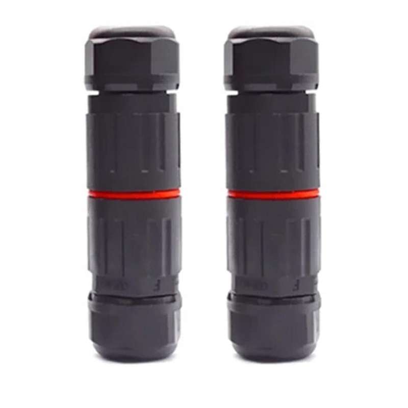 10pcs Ip68 Waterproof Terminal 3 Pin Electrical Wire Cable Connector