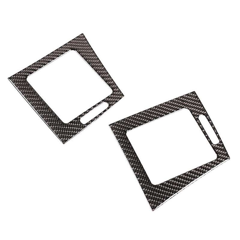 Car Soft Carbon Fiber Central Control Side Air Outlet Cover Trim