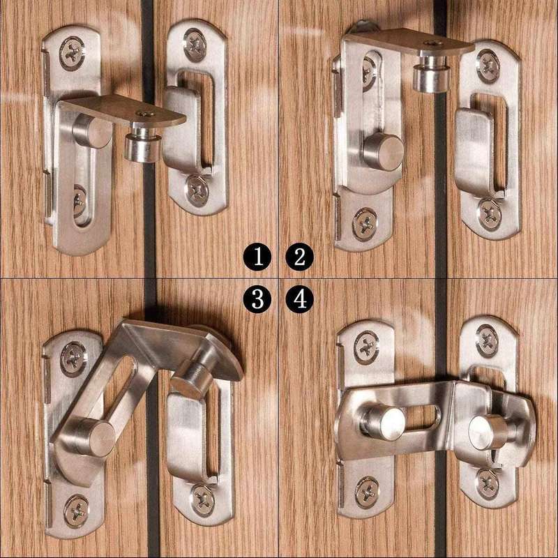 8 Sets Of Ultra-thin Strong Magnetic Door Closers Cabinet Hasp Latch