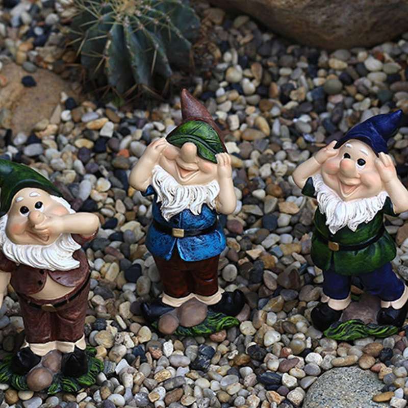Outdoor Garden Courtyard Ornaments Gardening Decoration Resin B
