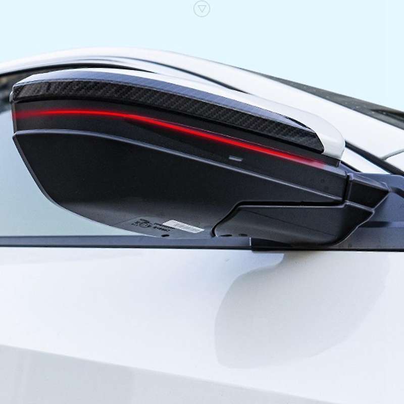 Rearview Mirror Trim for Honda 10th Gen Civic 2016-2020, Silver
