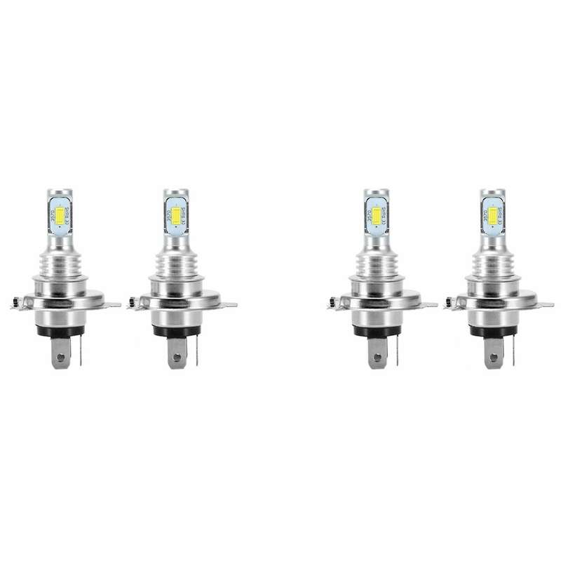 2 X H4 9003 Hb2 6000k Super White Csp Led Headlight Bulb Kit