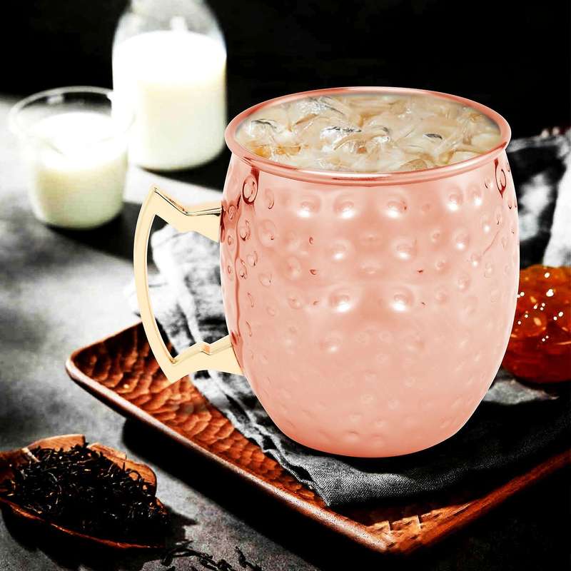 Copper Mugs Beer Mugs Stainless Steel Copper Mugs Cocktail Copper Mug