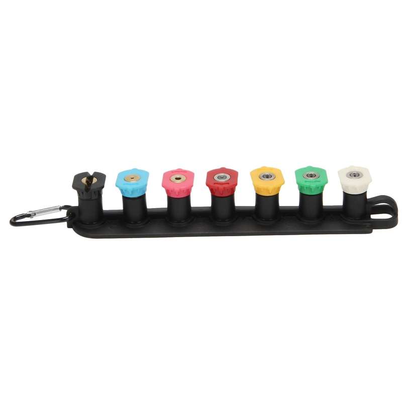 Pressure Washer Nozzle Tips Set with Nozzle Holder, 7 Spray Nozzle