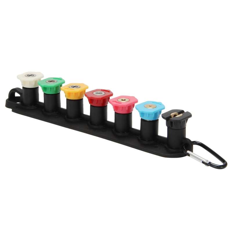 Pressure Washer Nozzle Tips Set with Nozzle Holder, 7 Spray Nozzle