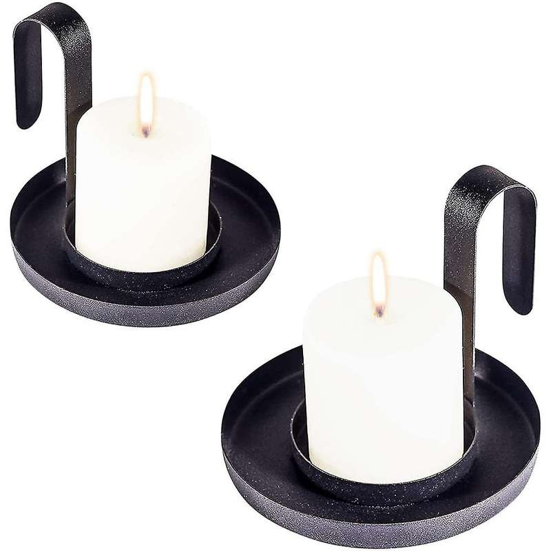 2pcs Metal Candle Holders, for Wedding, Restaurant, Party Decorations