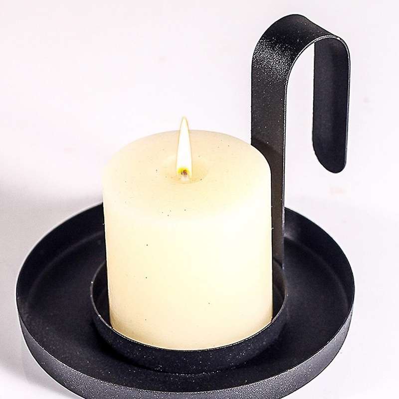 2pcs Metal Candle Holders, for Wedding, Restaurant, Party Decorations