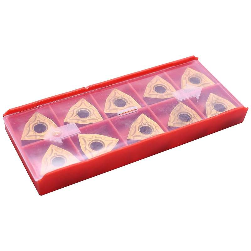 10pcs/set Wnmg080404 Carbide Inserts for Lathe Turning Tool Holder