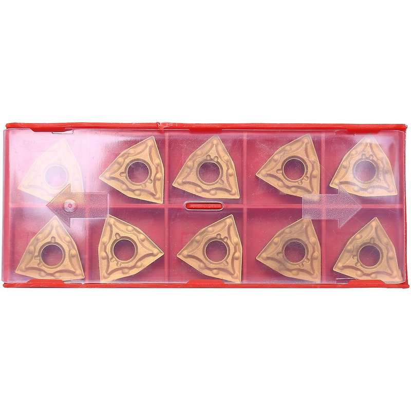 10pcs/set Wnmg080404 Carbide Inserts for Lathe Turning Tool Holder