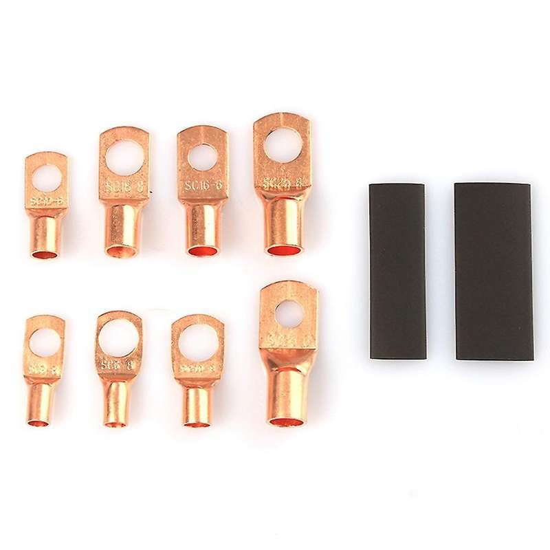 140pcs Automobile Copper Ring Terminal Wire, Welding Connector Kit