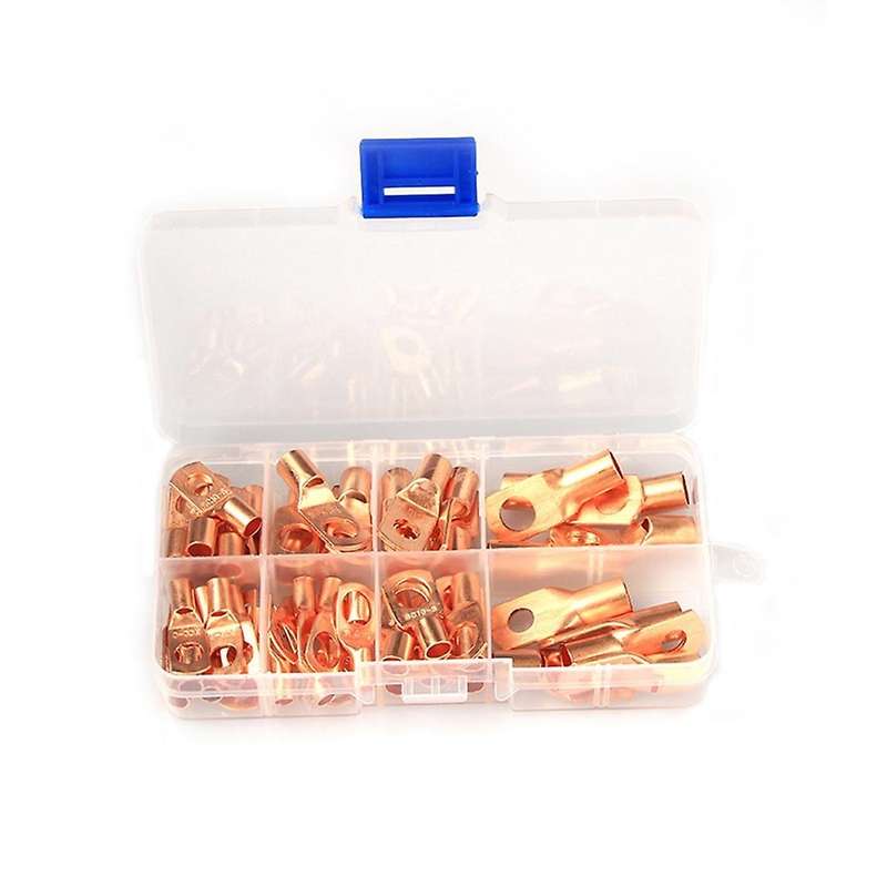 140pcs Automobile Copper Ring Terminal Wire, Welding Connector Kit