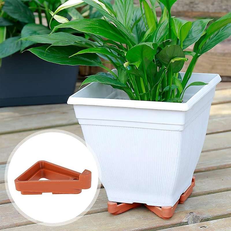 Flower/plant Pot Feet, 24pc Invisible Flower Pot Risers Feet