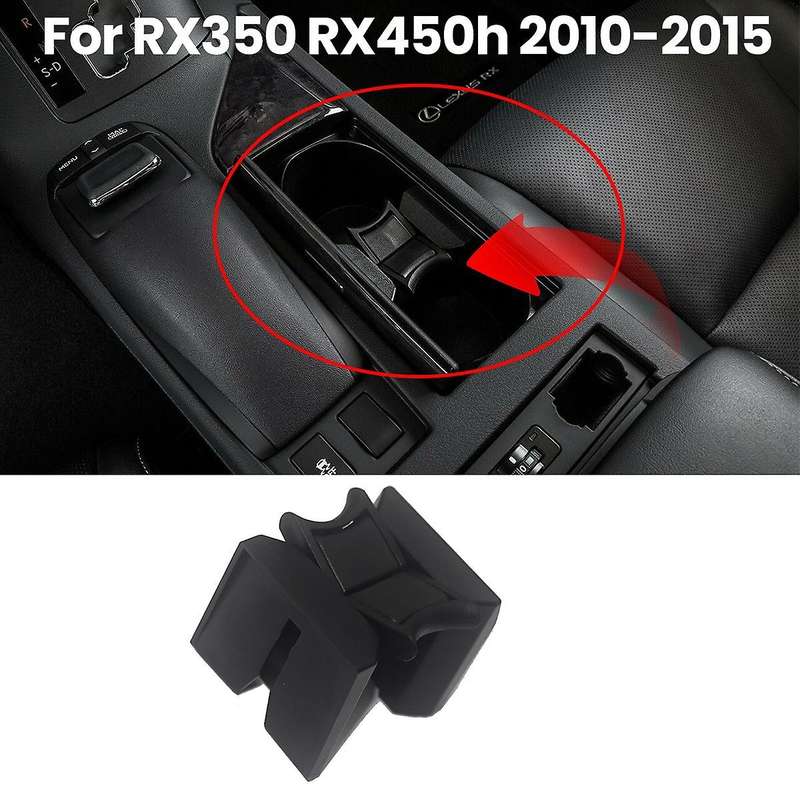 Center Console Cup Holder Insert Divider for Lexus Rx350 Rx450h 10-15