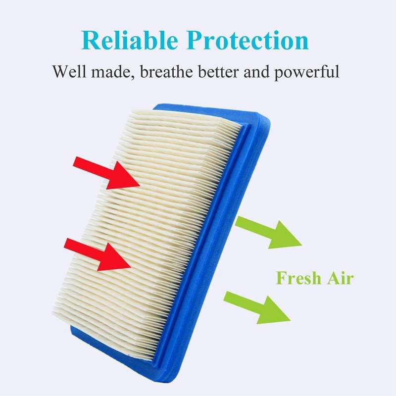 6pcs 491588s Air Filter, Compatible with Briggs and Stratton 491588