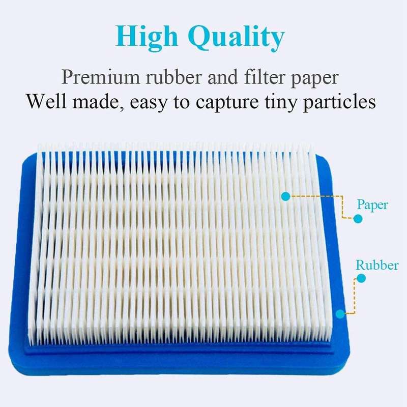 6pcs 491588s Air Filter, Compatible with Briggs and Stratton 491588