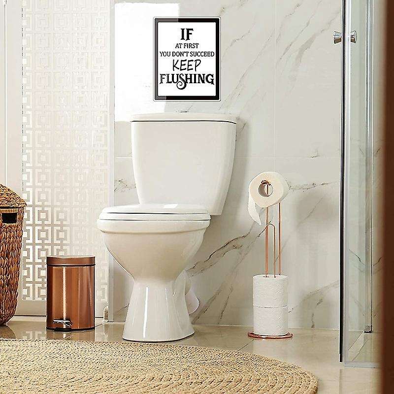 9 Pcs Bathroom Art Decor,funny Vintage Sign Posters for Wall Restroom