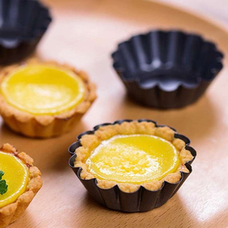 12pcs/set Non-stick Cake Pan Mold Pizza Cake Muffin Mold Egg Tart