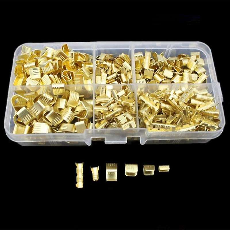 550 Pcs U Shape Copper Ring Terminals Crimp Kit