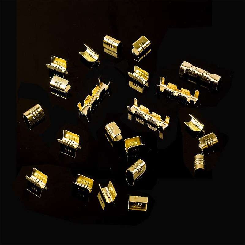 550 Pcs U Shape Copper Ring Terminals Crimp Kit