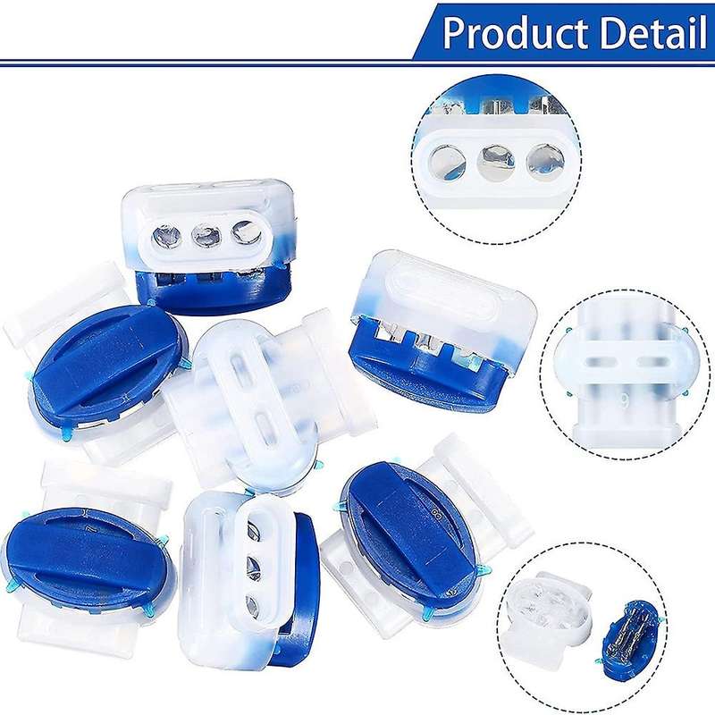 3 Wire Connectors for 22-14 Awg Cables,robotic Lawn Mowers(32 Pieces)