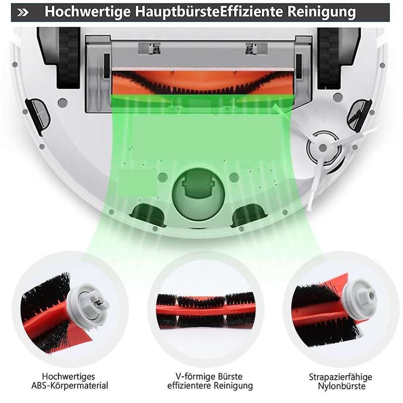 Replacement Roller Brush Side Brushes Hepa Filters for Roborock S5