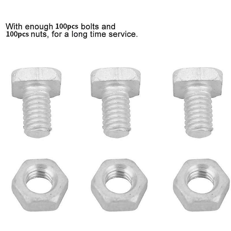 200 Pcs M6x12mm Greenhouse Nuts and Bolts Greenhouse Repair Kit