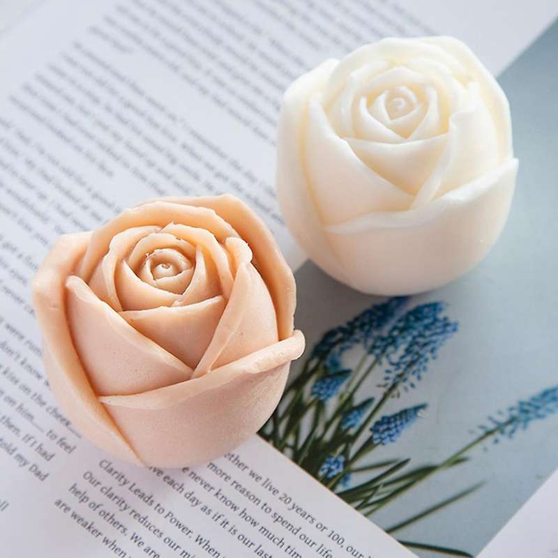 Silicone Mold 6 Cavity Rose Shaped Mousse Dessert Mould Baking Tools