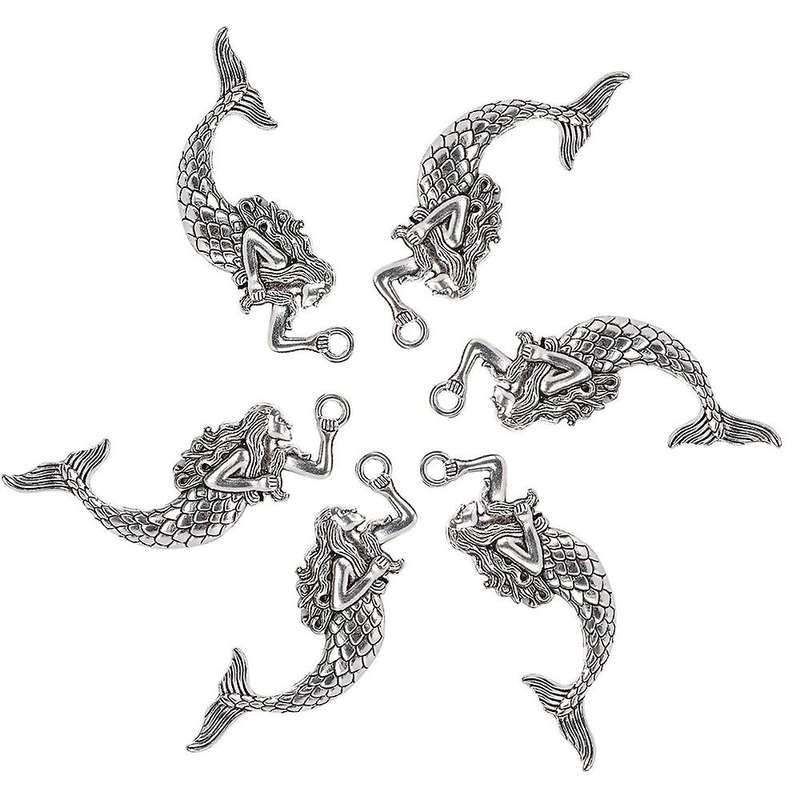 Mermaid Shower Curtain Hooks Rings Curtain Hangers Bathroom,set Of 12