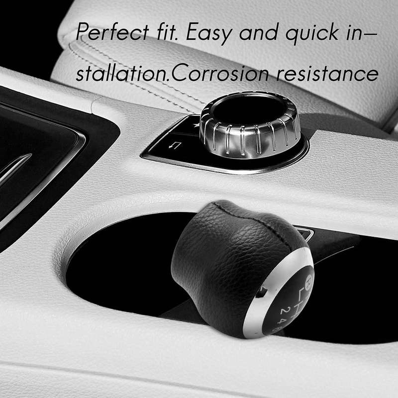 3x Car 6 Speed Abs Plastic Mt Gear Shift Knob for Toyota Corolla