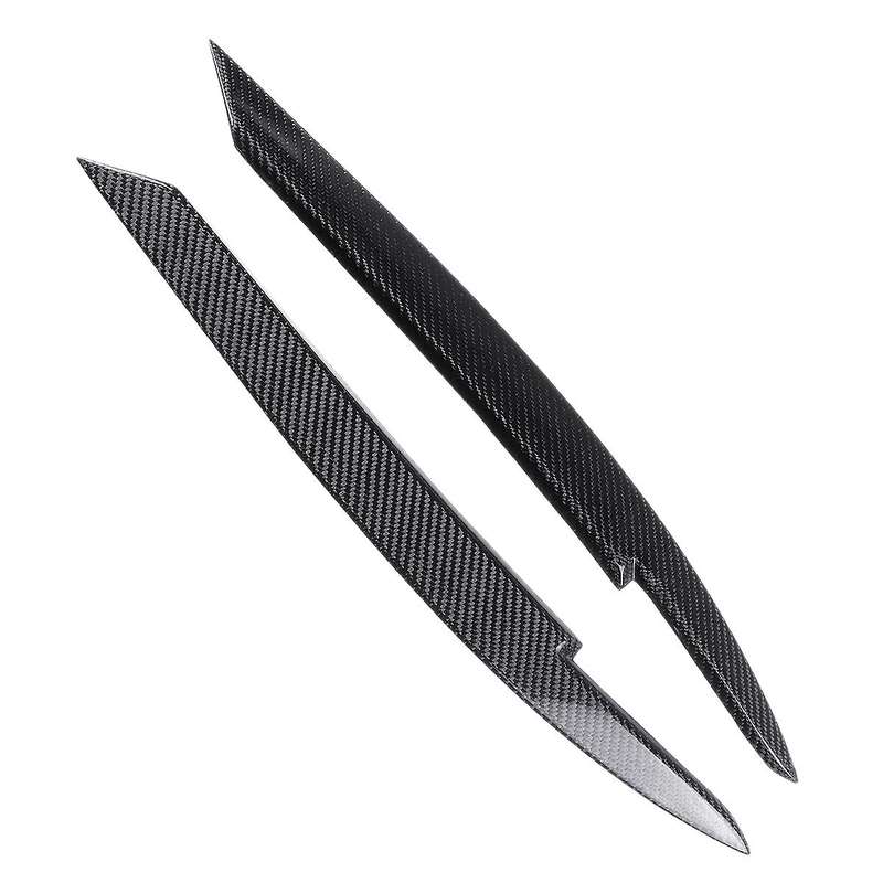 For Passat B7 2010-2015 Headlight Eyelids Eyebrows Abs Carbon Fiber