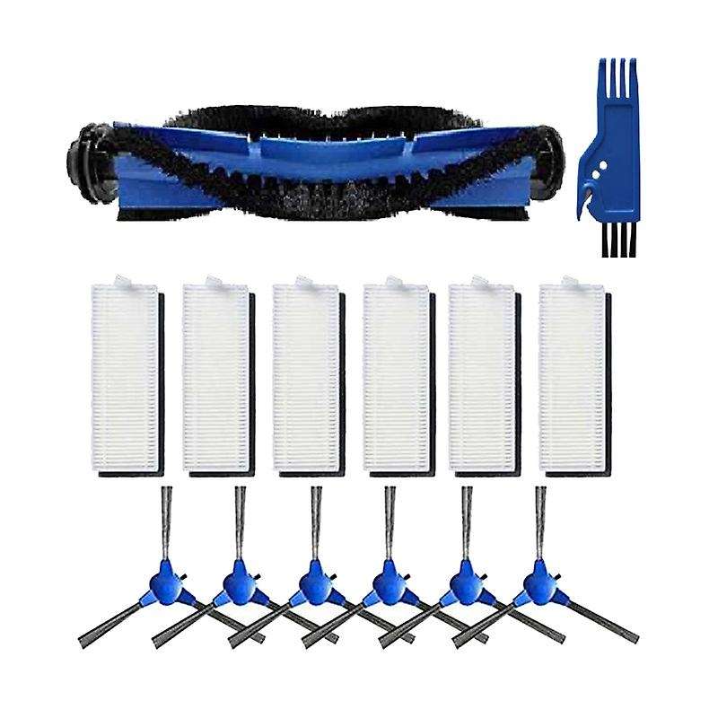For Cecotec Conga 1090 Robotic Hepa Filter Side Brush Roller Brush