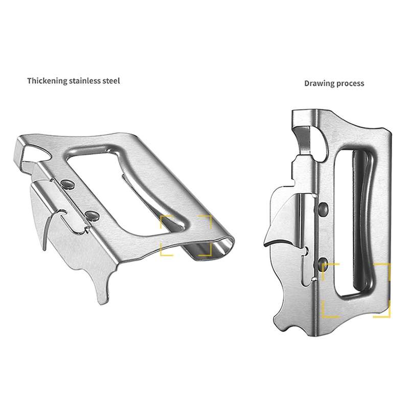 2x Multifunctional Manual Can Opener Stainless Steel Canned Knife