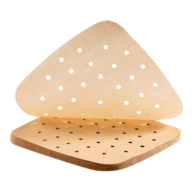 200 Pcs 9 Inch Air Fryer Liner Wood Pulp Paper Wood Pulp Paper Round