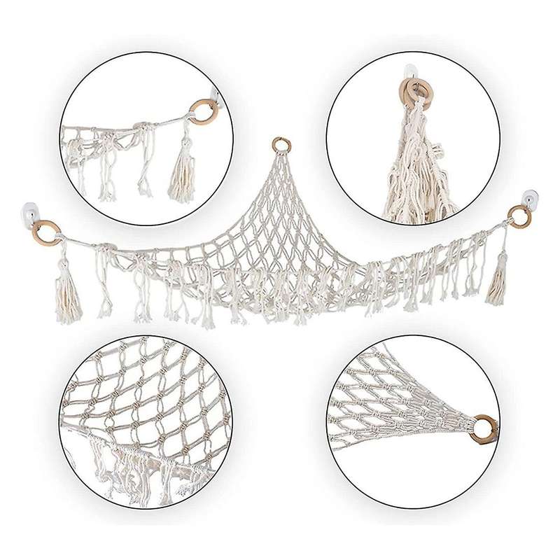 Stuffed Animal Toy Net Hammock for Children's Bedroom Room