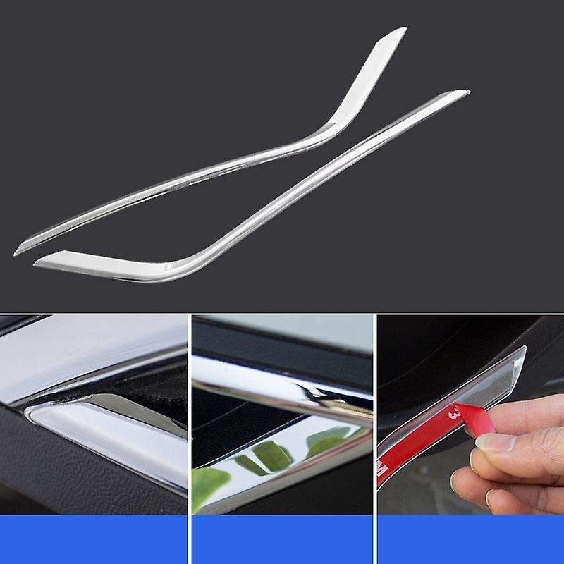 2pcs Car Rear Exhaust Muffler Trim for Golf 7.5 Mk7 2018 Accessories