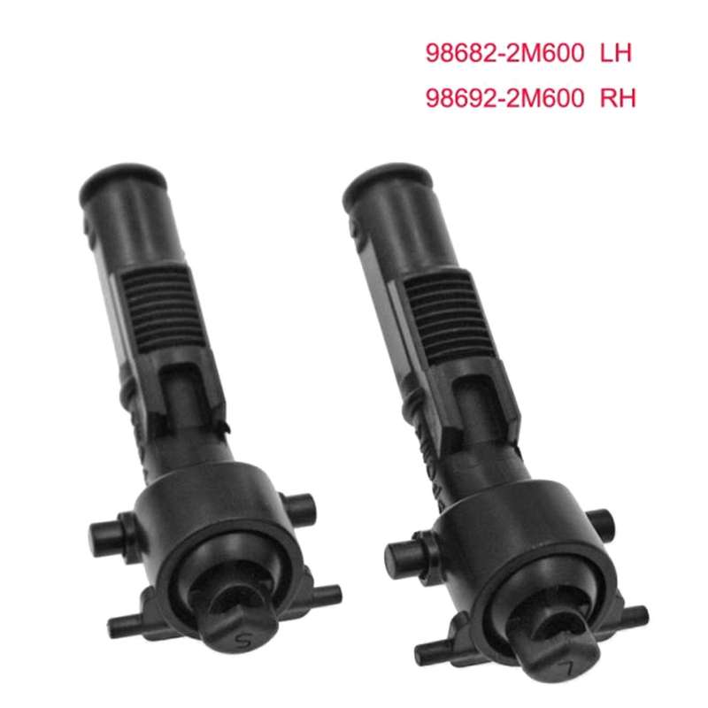 Front Right&left Car Headlamp Headlight Cleaning Washer Spray Nozzle