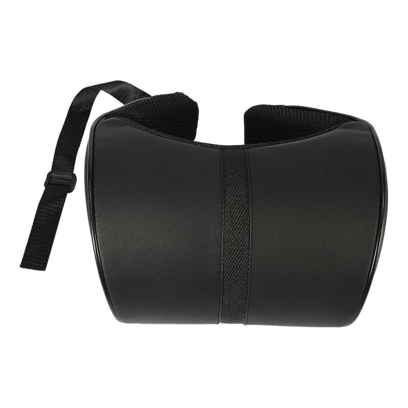 Adjustable Car Headrest Neck Pillow Faux Leather Neck Protection