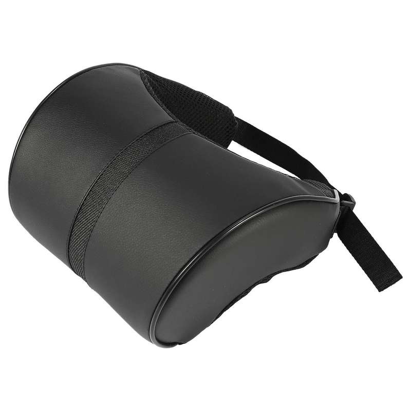 Adjustable Car Headrest Neck Pillow Faux Leather Neck Protection