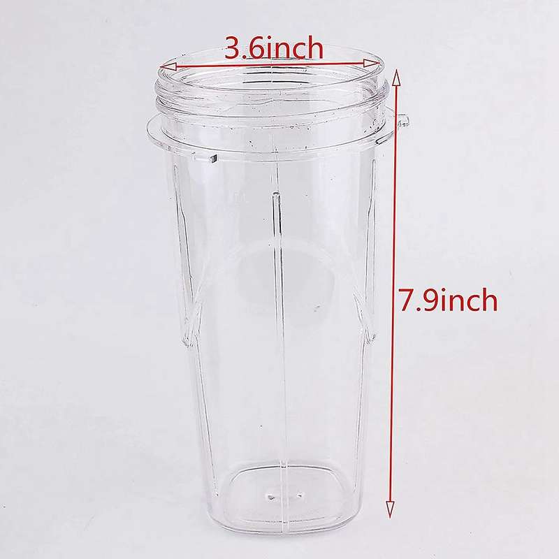 24-ounce Smoothie Cup with Lid, for Oster Pro 1200 Parts Blender Cup