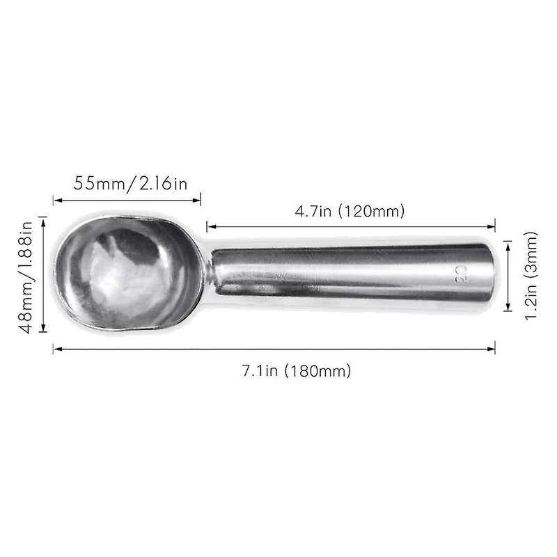 Nonstick Anti-freeze Aluminum Ice Cream Scoop,2 Oz Aluminum Ice Cream