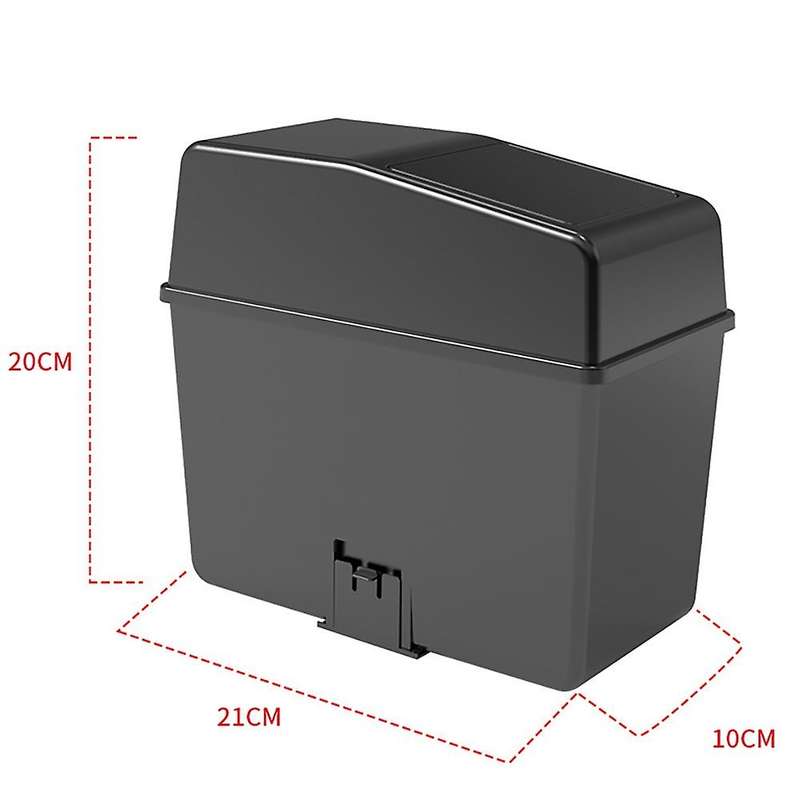 Car Trash Can with Lid Vehicle Can Garbage Organizer