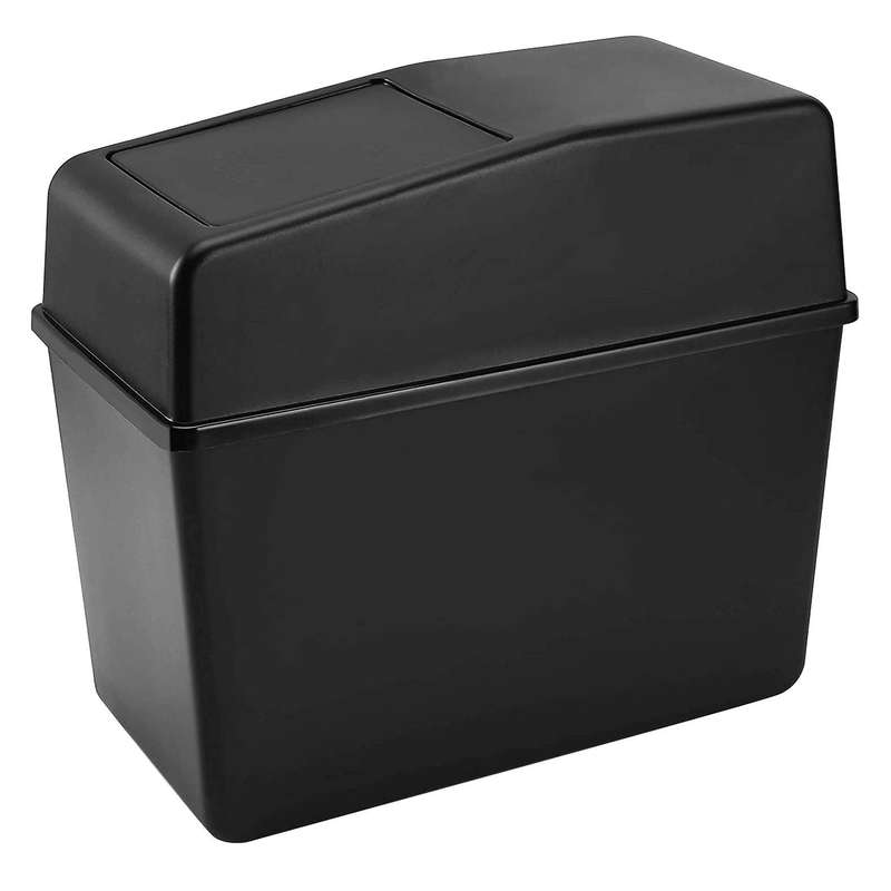 Car Trash Can with Lid Vehicle Can Garbage Organizer