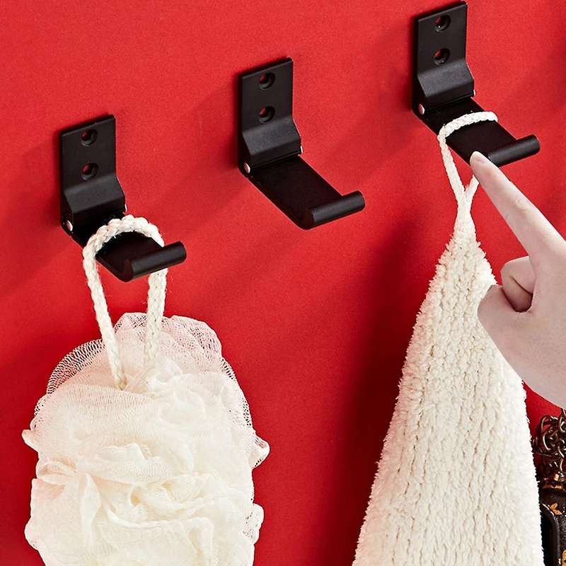 5 Pcs Foldable Hooks Wall Mounted Coat Hooks for Coat Scarf Bag Towel