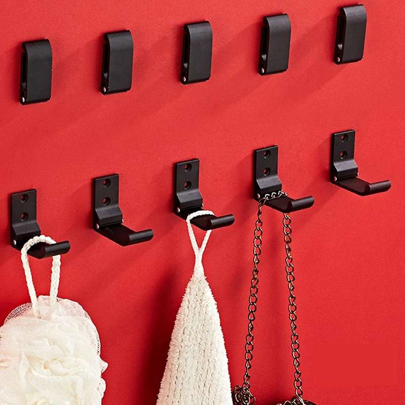 5 Pcs Foldable Hooks Wall Mounted Coat Hooks for Coat Scarf Bag Towel