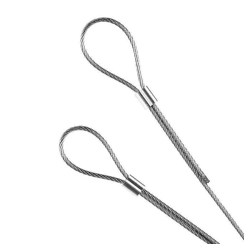 5/32 Inch (4mm) Diameter Wire Rope Aluminum Sleeves Clip 100pcs
