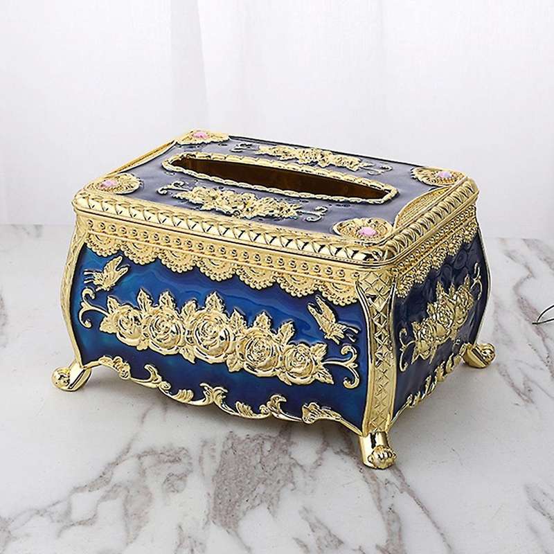 Desk Acrylic Tissue Box Universal Paper Box Car Tissue Box(red)