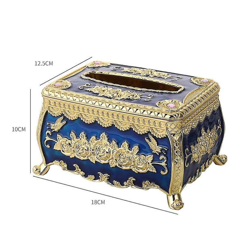 Desk Acrylic Tissue Box Universal Paper Box Car Tissue Box(red)