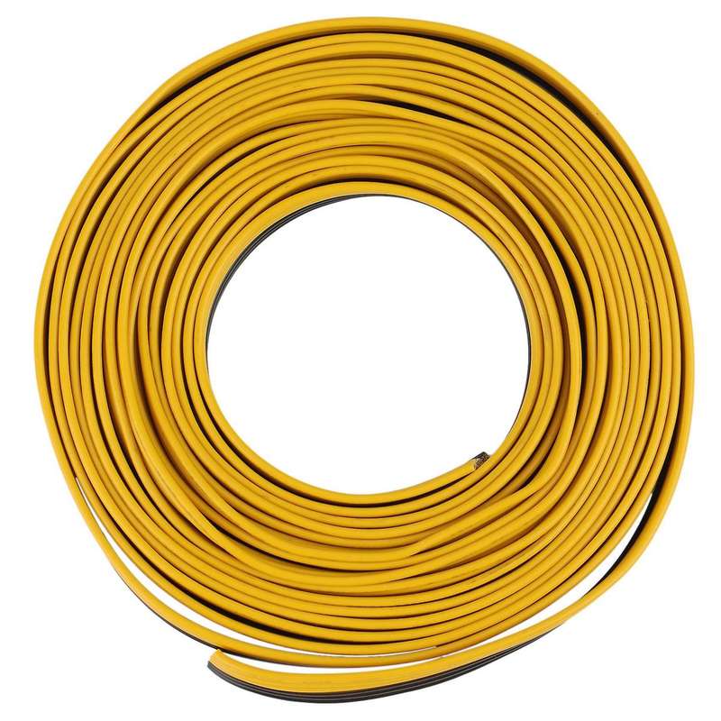 5m/roll 18awg Ul1007 6p Parallel Ribbon Flat Cable, Black+yellow