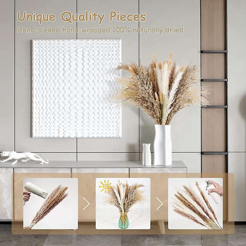 Pampas Grass, Dried Flowers,pampas Grass Velvet for Flower Home Decor